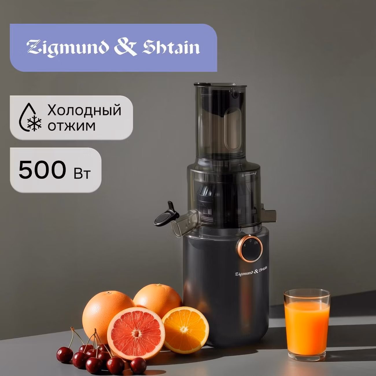 Соковыжималка шнековая Zigmund & Shtain ESJ-771