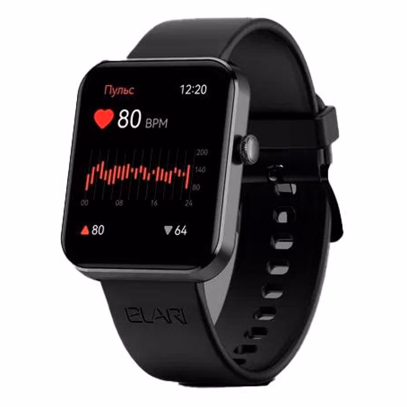 Смарт-часы Elari Watch Lite черные (KP-N1-BLACK)