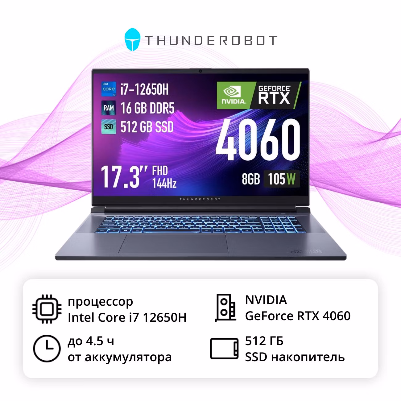 Ноутбук игровой Thunderobot 911 Plus G2 Pro 7 JT009800HRU