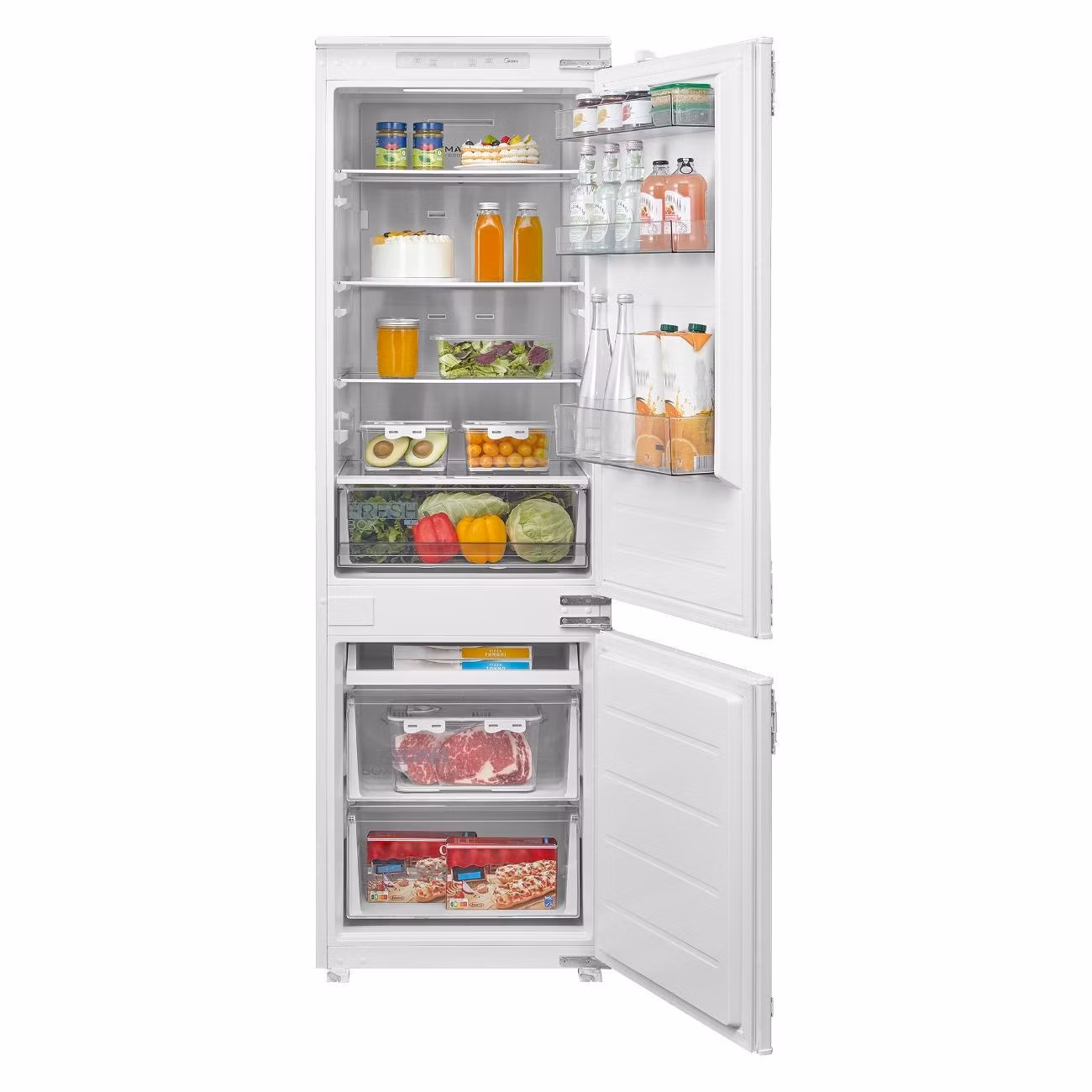 Встраиваемый холодильник комби Midea MDRE369FGE01