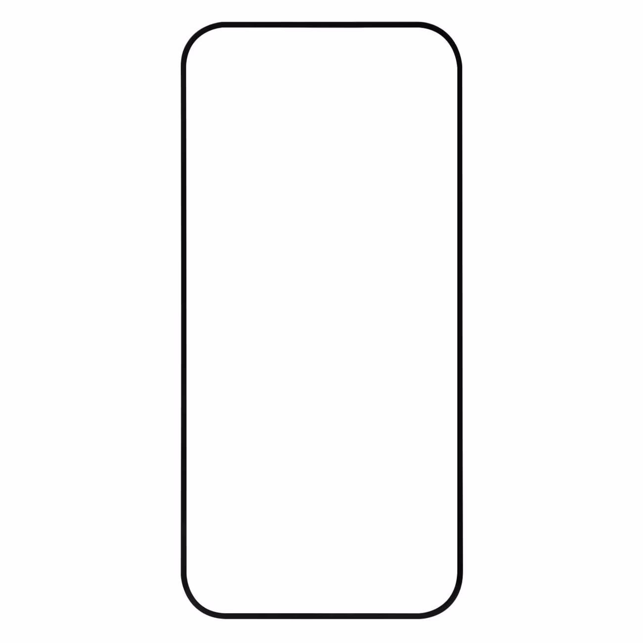 Защитный экран Red Line Corning iPhone 16 Pro Max Full Screen tempered glass FULL GLUE черный