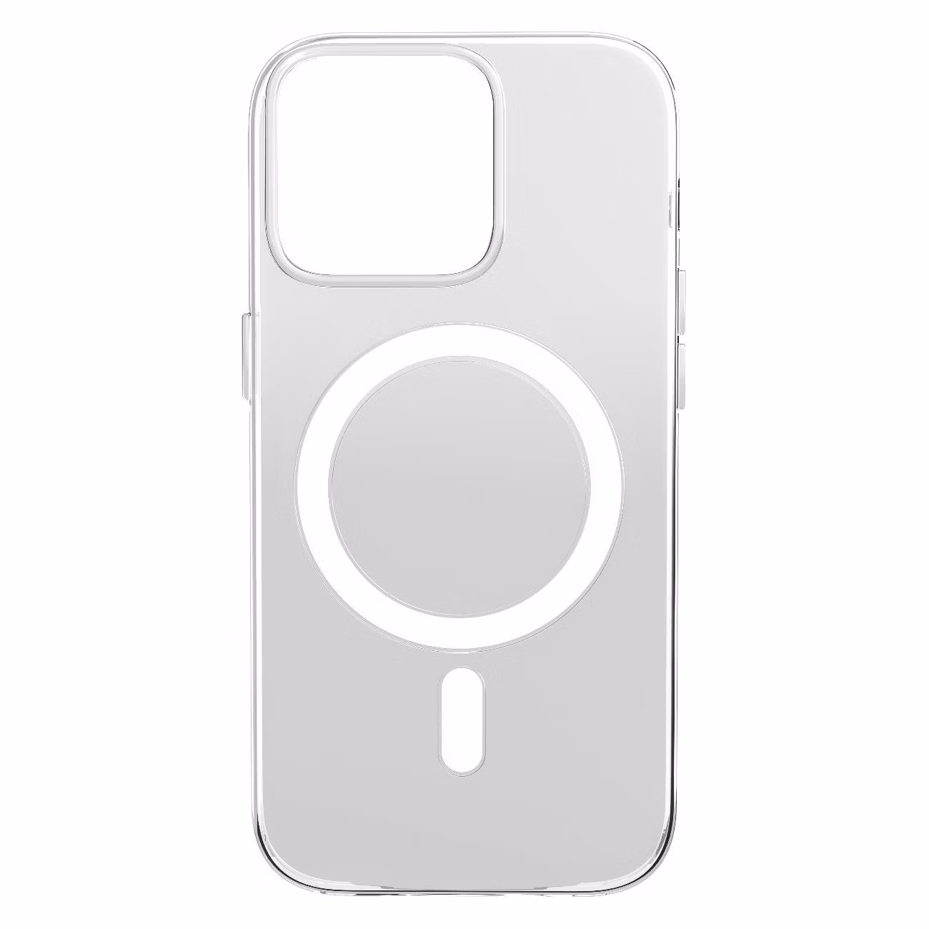 Защитный чехол MagSafe Crystal Red Line iPhone 16 Pro Transparency