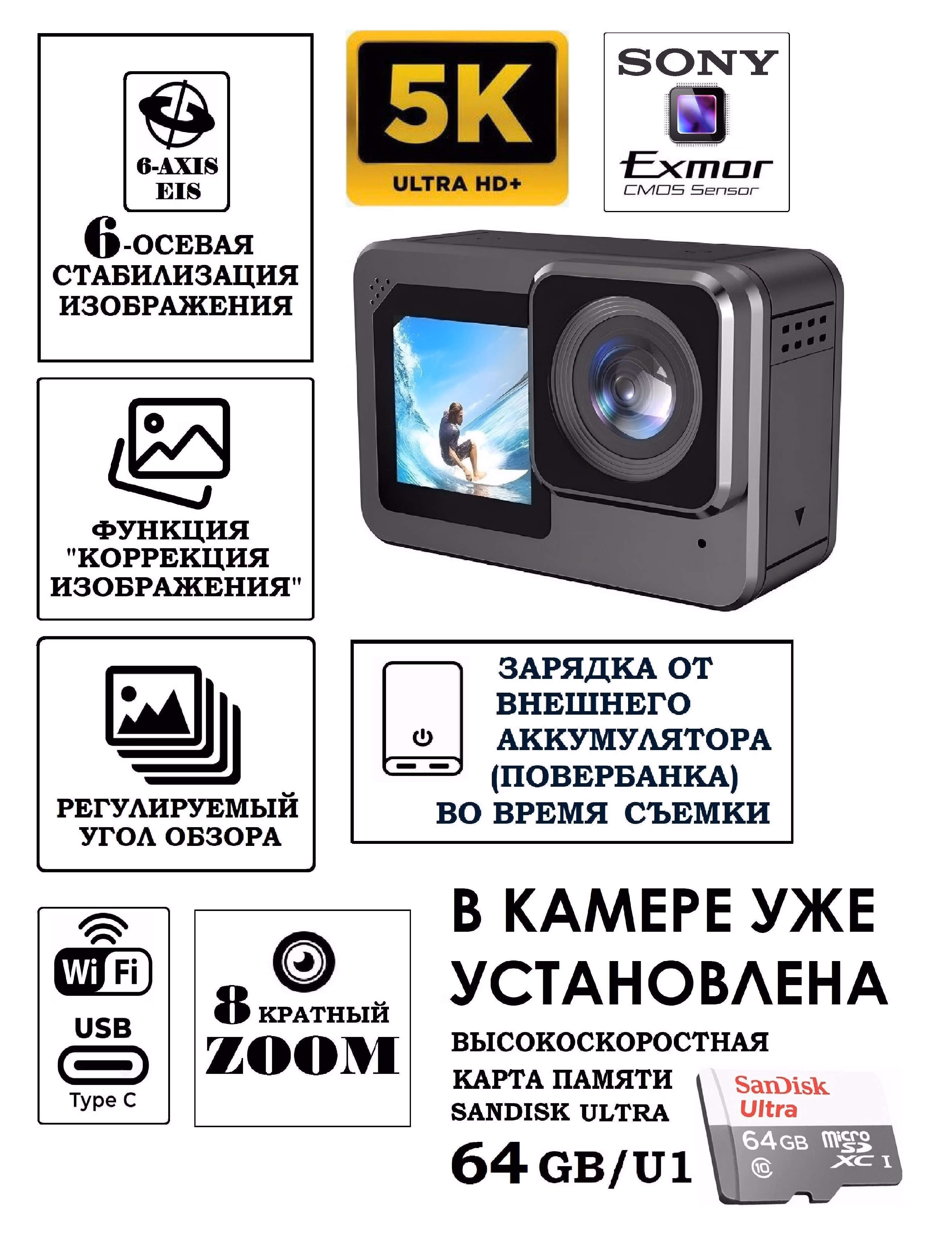 Экшн камера X-TRY XTC450
