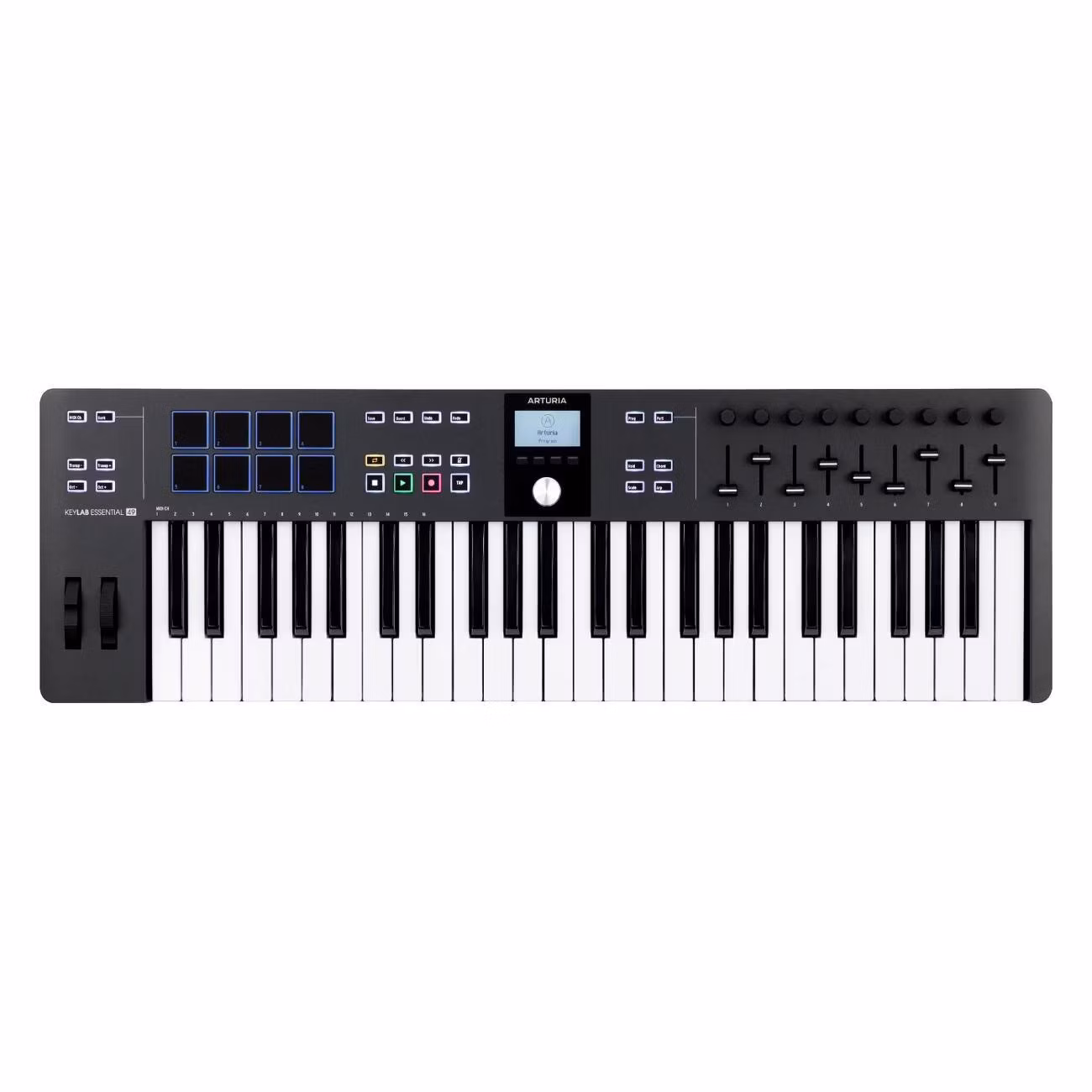 MIDI клавиатура Arturia KeyLab Essential 49 mk3 черный