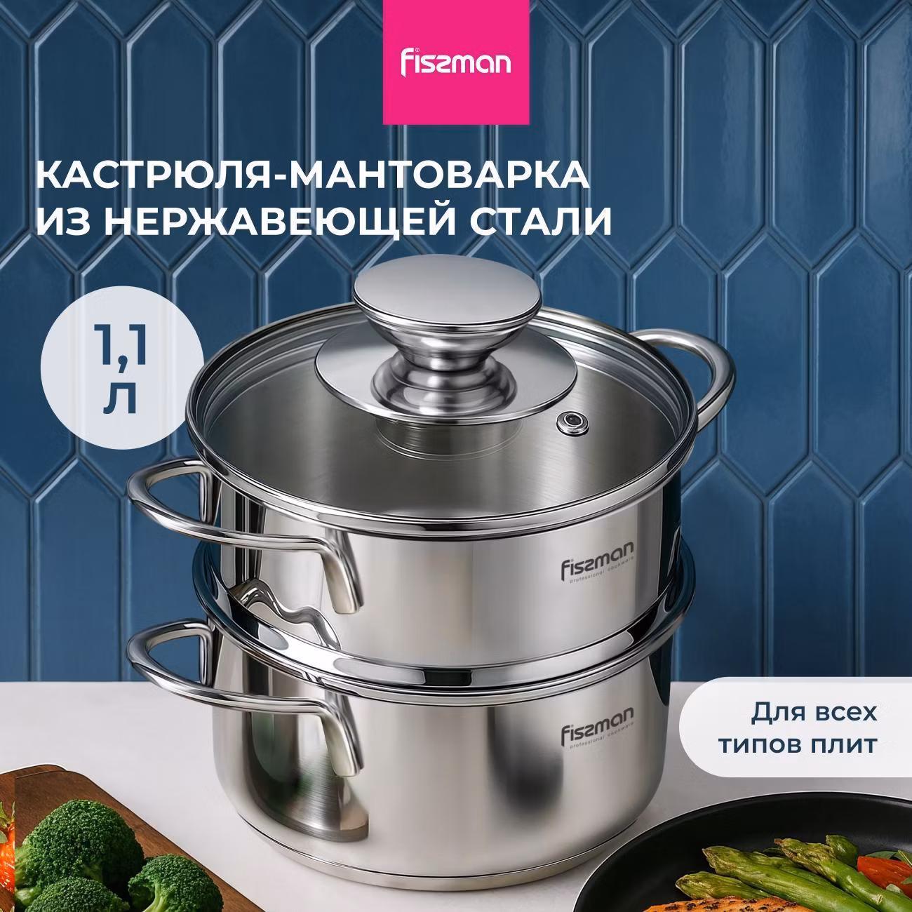Кастрюля FISSMAN 5275 1,1 л