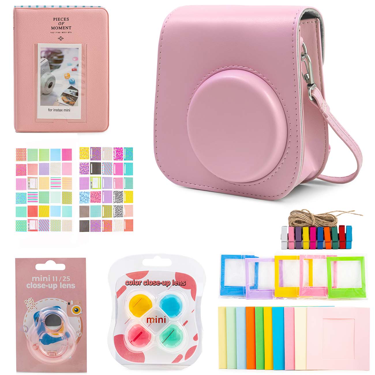 Набор аксессуаров CAIUL для Instax  Mini 11 Ass-d Blush розовый