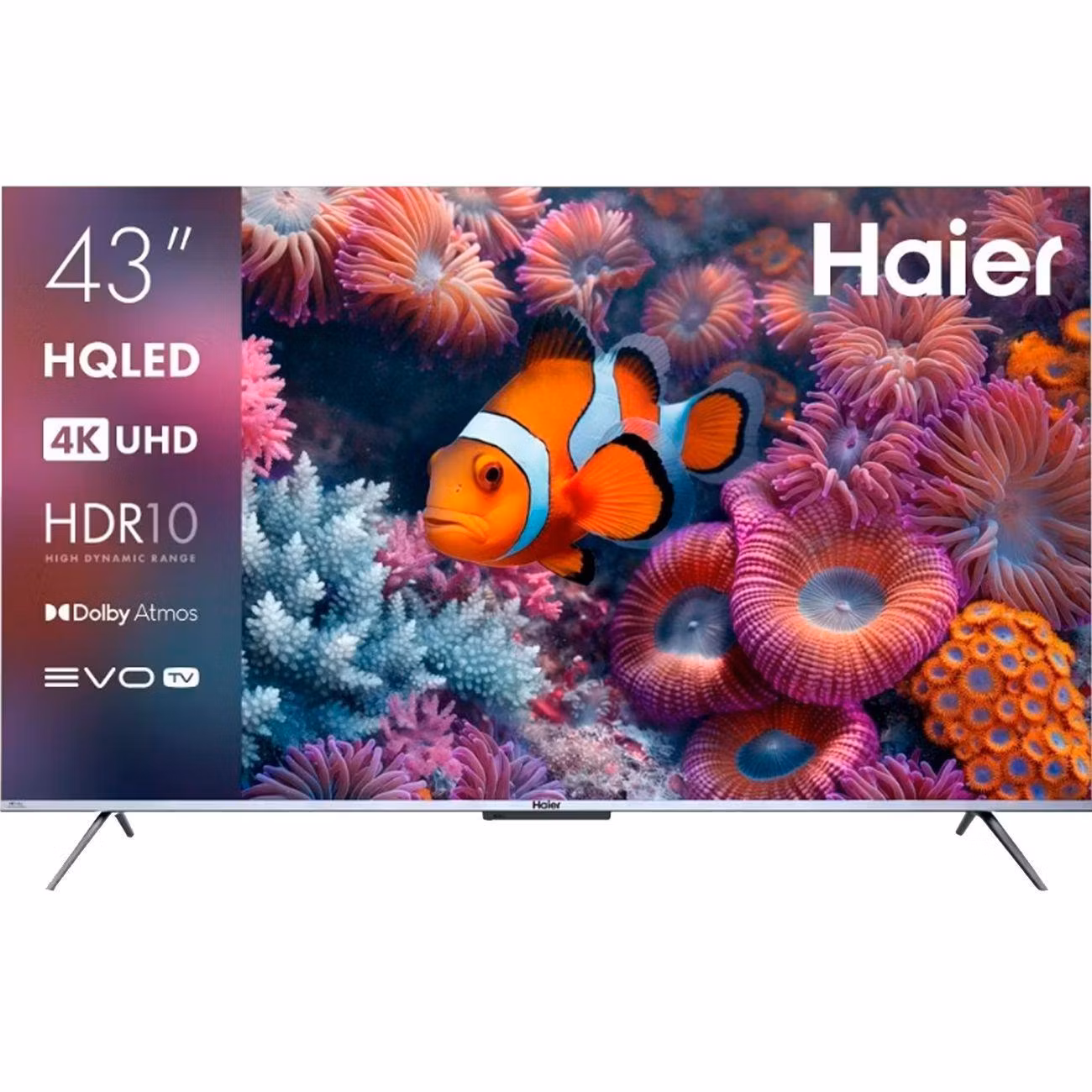 Восстановленный телевизор Haier 43 Smart TV S3, отличный