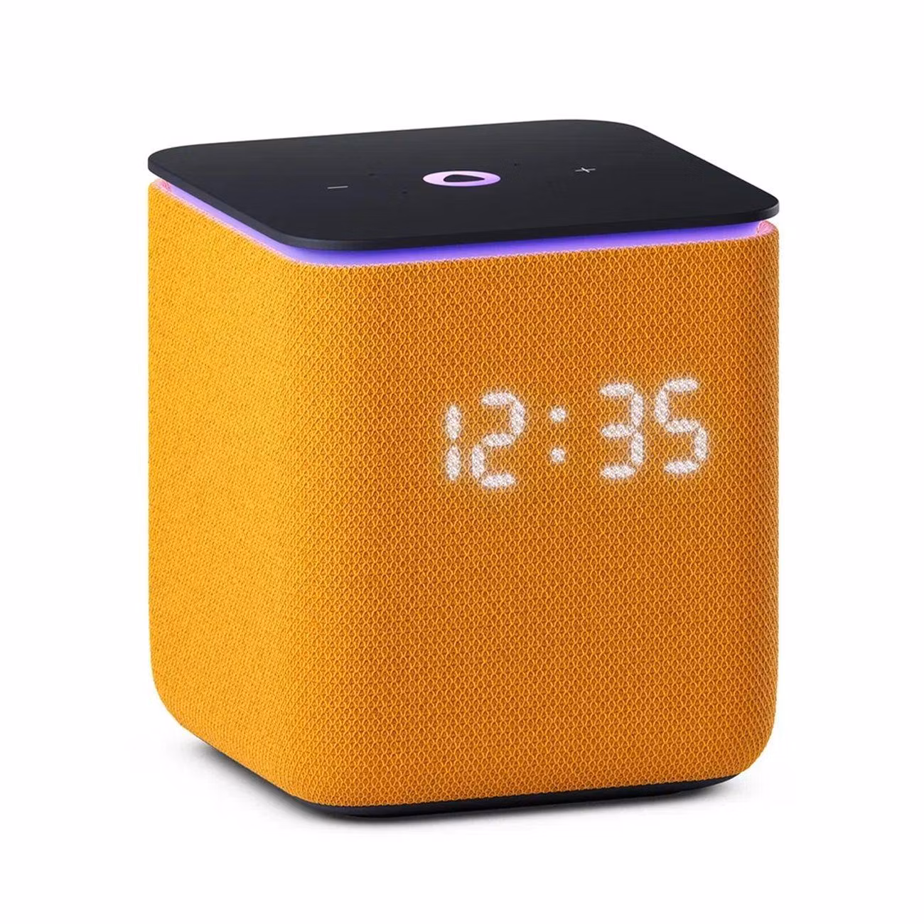 Восстановленная умная колонка Яндекс Станция Миди с Алисой, с Zigbee™, 24Вт, оранжевый, как новый