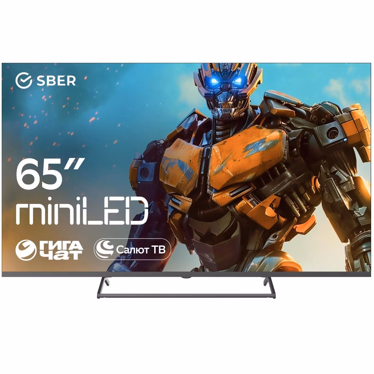 Восстановленный телевизор Sber SDX-65UML7450, рабочий
