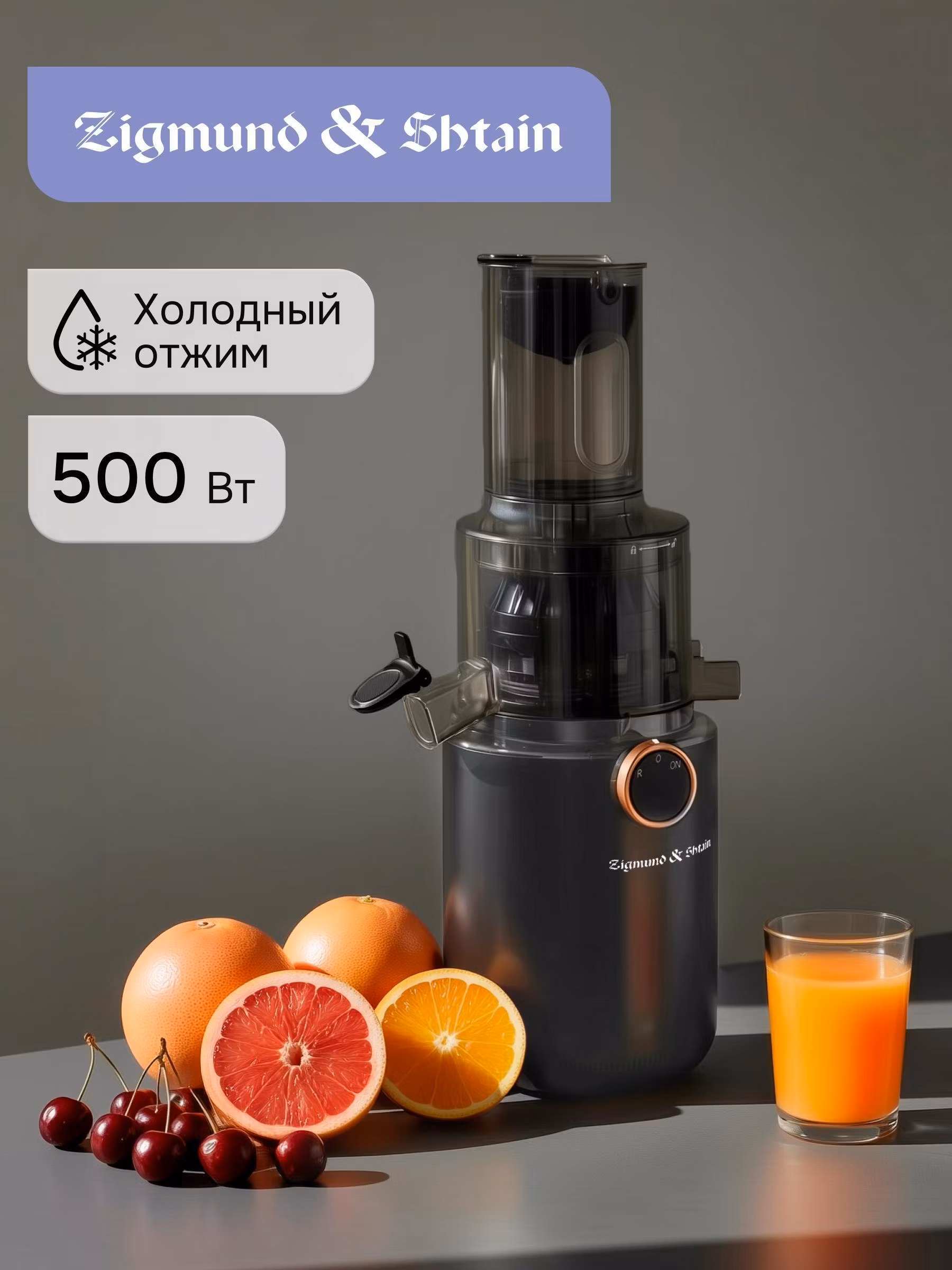 Соковыжималка шнековая Zigmund & Shtain ESJ-771