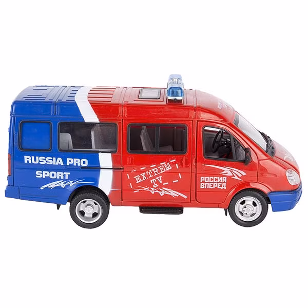 Игрушечный транспорт Playsmart Р40527 Автопарк: ГАЗ-3221 спорт (23см, свет/звук)