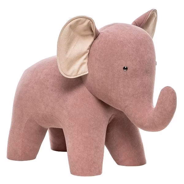 Пуф Leset Elephant Omega 19/Omega 02 розовый
