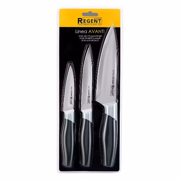 Набор кухонных ножей 3 предмета REGENT inox AVANTI