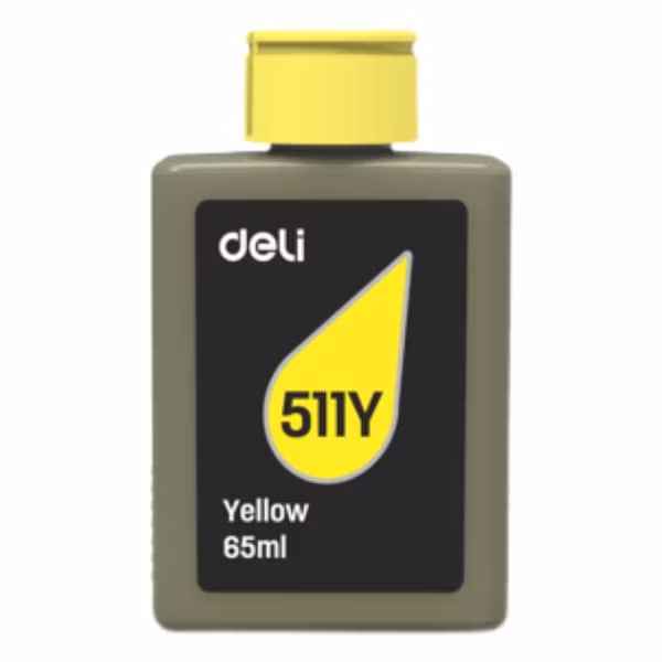 Чернила для принтера DELI 511Y-EA1 желтый 65 мл