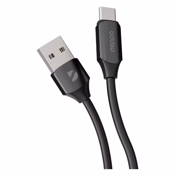 Кабель USB Type-C Deppa 72535 1.2м Черный