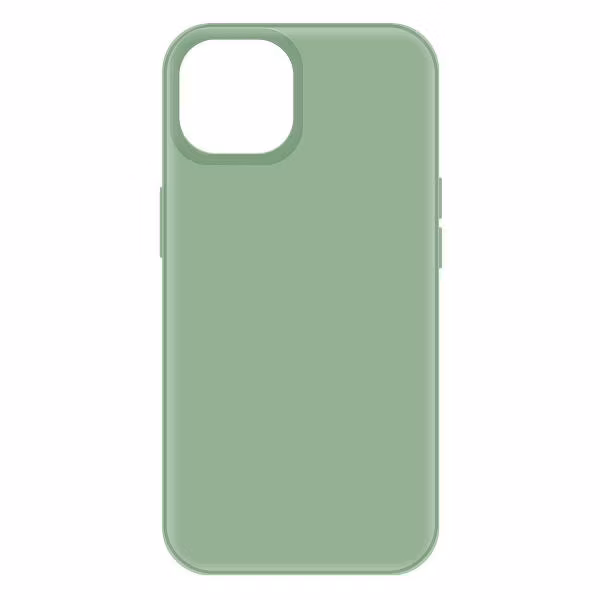 Чехол Krutoff Silicone Case для iPhone 15 зеленый
