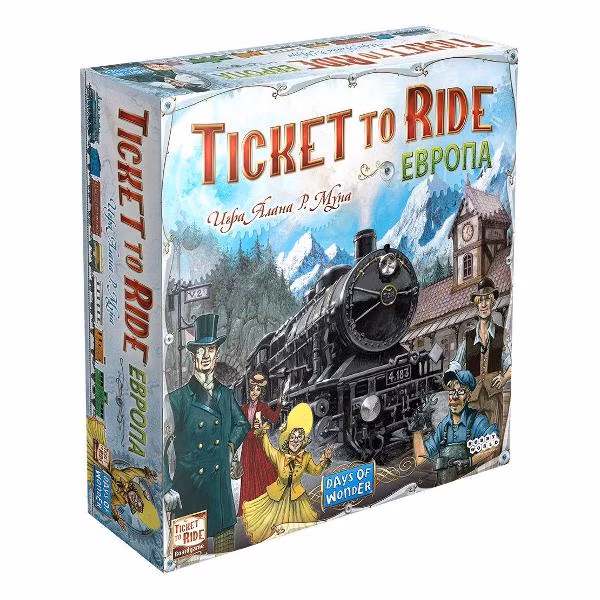 Настольная игра Hobby World Ticket to Ride Европа (3-е рус. изд.)