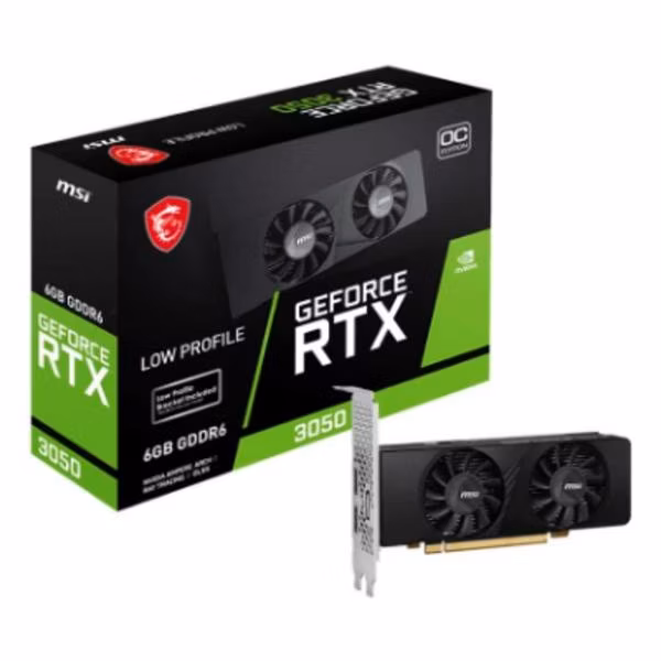 Видеокарта MSI NVIDIA GeForce RTX 3050 LP 6G OC