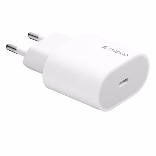 Сетевое зарядное устройство Deppa 20 Вт Original USB-C Power Delivery (11448)