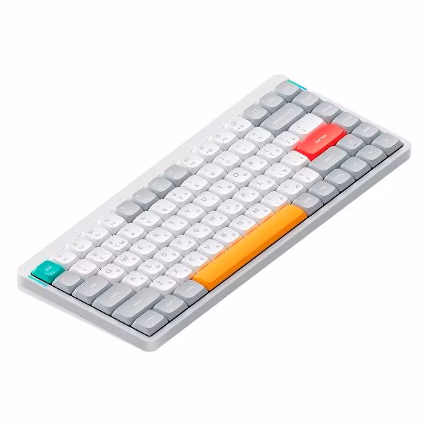 Клавиатура беспроводная Nuphy QMK, AIR75v2, Ionic белый, RGB, Hot Swap, Moss Switch (AIR75v2-IW-25)