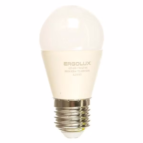 Лампочка Ergolux LED-G45-11W-E27-6K (10 шт.)