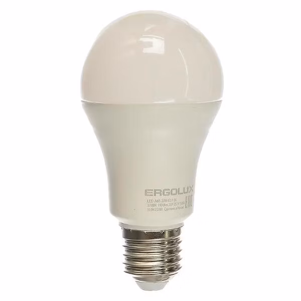 Лампочка Ergolux LED-A65-20W-E27-3K (10 шт.)