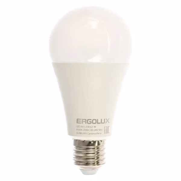Лампочка Ergolux LED-A65-25W-E27-4K (10 шт.)