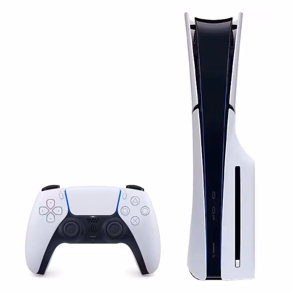 Игровая приставка Sony PlayStation 5 Slim 1TB с дисководом + переходник