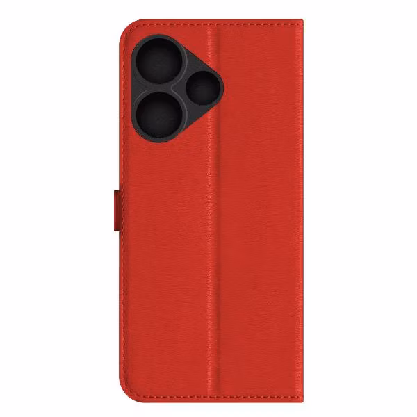Чехол для смартфона, телефона Krutoff Eco Book для Redmi 13/Poco M6 4G красный