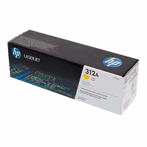 Картридж для лазерного принтера HP CF382A желтый