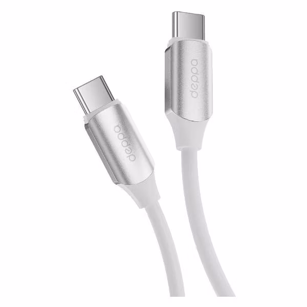 Кабель USB Type-C Deppa 72558 1.5м белый
