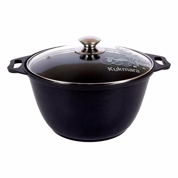 Кастрюля Kukmara со стеклянной крышкой, 3 л