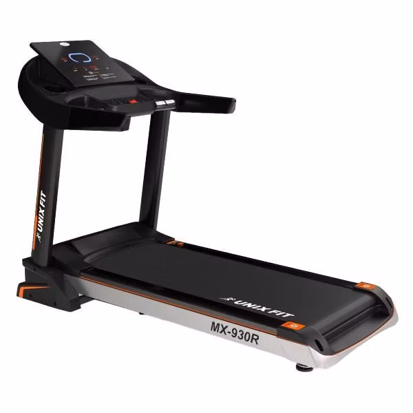 Беговая дорожка для дома UnixFit MX-930R складная, пиковая мощность 4.0 л.с., до 170 кг, беговое полотно 140x52 см, 1.0-18 км/ч, угол наклона 0-15%