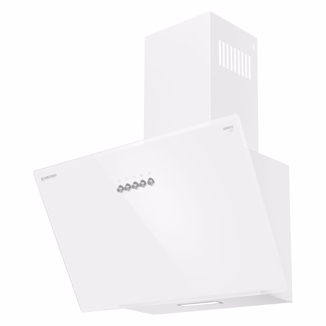 Вытяжка кухонная MEFERI AIRBOX60WH LIGHT на 60см наклонная, белая