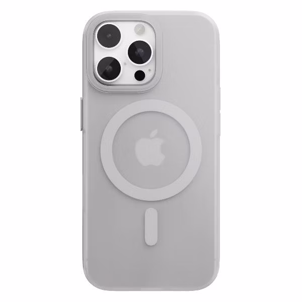Чехол vlp Matte Case Magsafe для iPhone 16 Pro белый