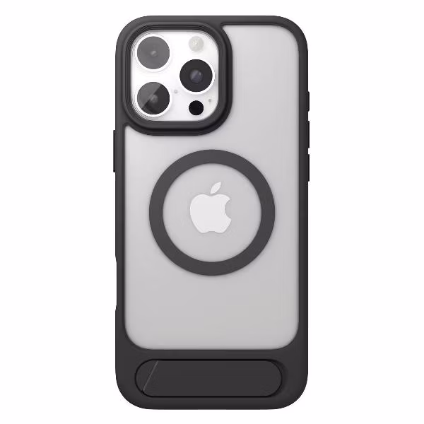 Чехол vlp Stand Case Magsafe для iPhone 16 Pro Max черный