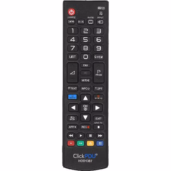 Пульт ДУ для ТВ, приставки ТВ, DVD-плеера ClickPDU HOD1387