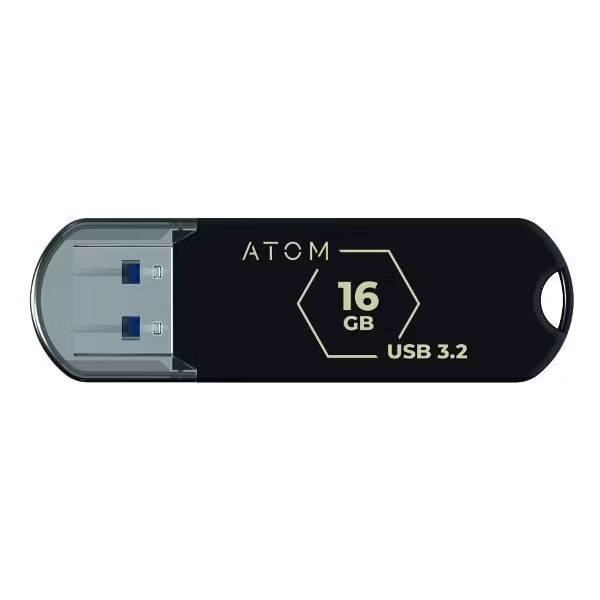 Флеш-диск Atom 16GB USB3.1 AUSB3H2BK/16GB