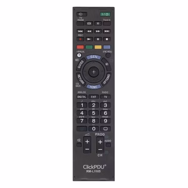 Пульт ДУ для ТВ, приставки ТВ, DVD-плеера ClickPDU RM-L1165