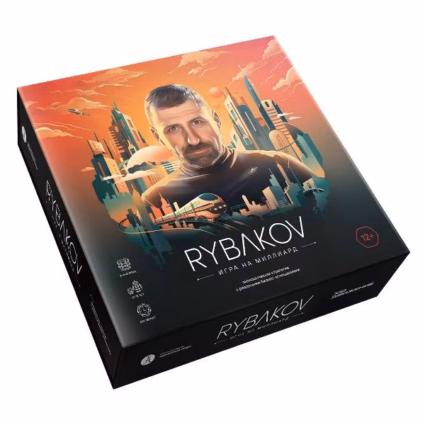 Настольная игра Адекватные люди RYBAKOV. Игра на миллиард. Basic