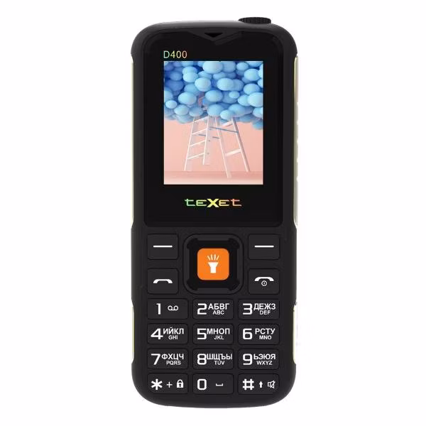 Мобильный телефон teXet TM-D400 черный