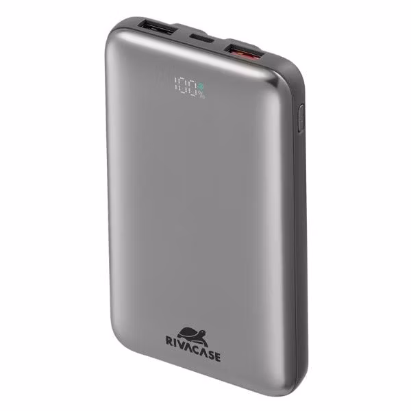 Внешний аккумулятор RIVACASE VА2611 10000 mAh PD 30W 2 встроенных кабеля