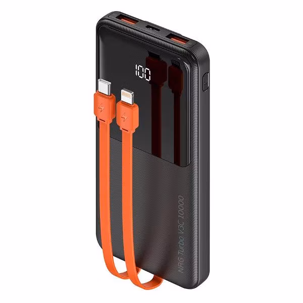 Внешний аккумулятор Deppa NRG Turbo V3c 10000 mAh 22.5W (33672) черный