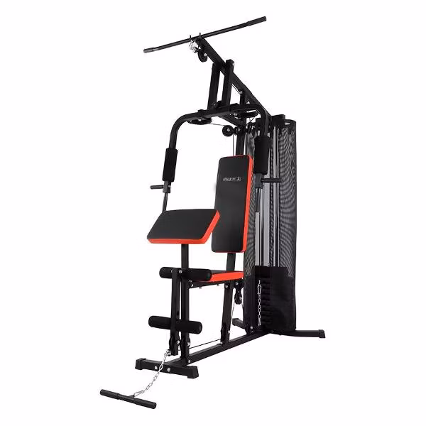 Силовой комплекс, спортивная мультистанция для дома UnixFit 50, закрытый стек 50 кг, до 140 кг, для домашних тренировок, многофункциональный комплекс для всех мышц, домашний тренажер