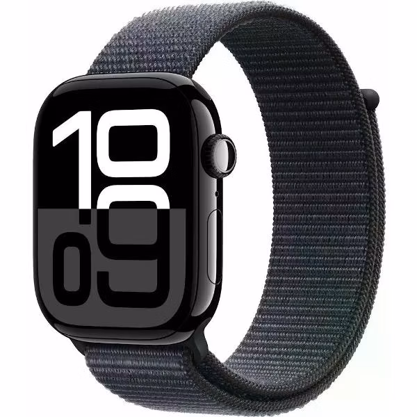 Смарт-часы Apple Watch Series 10, 46mm, Jet Black Sport Loop