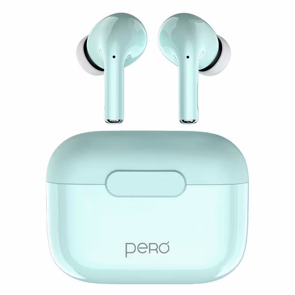 Наушники True Wireless Pero TWS06 COMFORT Light green