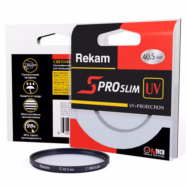 Светофильтр Rekam S PRO SLIM UV+Protection 40,5 мм (UV 405-SMC2LC)