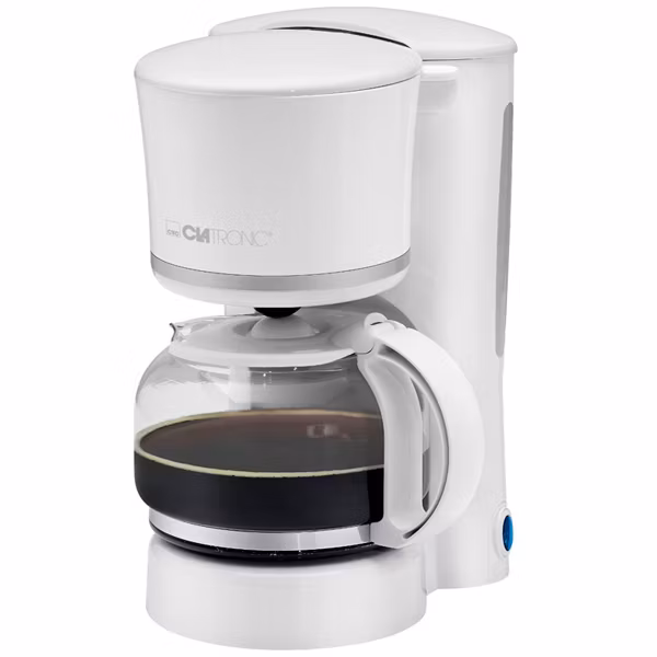 Кофеварка капельного типа Clatronic KA 3555 белый/стальной (263640)