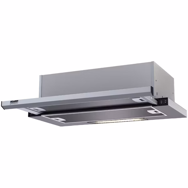 Вытяжка встраиваемая в шкаф Krona Kamilla slim 600 Inox/Inox (1 мотор)