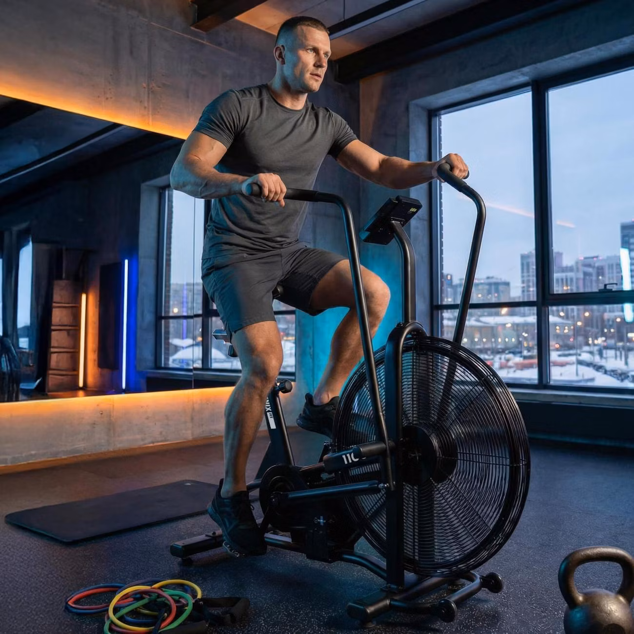 Велотренажер UnixFit Techno AirBike